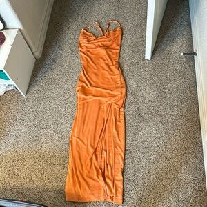 Orange dress
